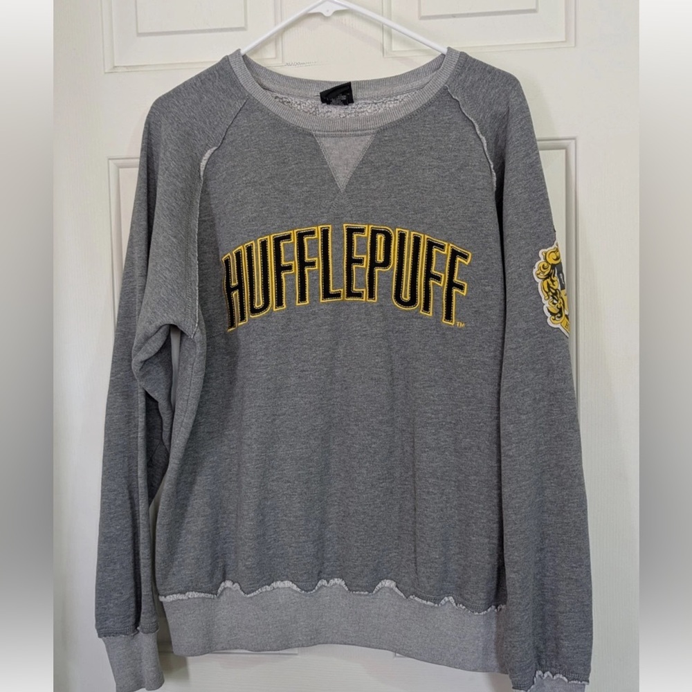 New Hufflepuff Harry Potter Universal Studios Sweatshirts Embroidered Unisex 2X